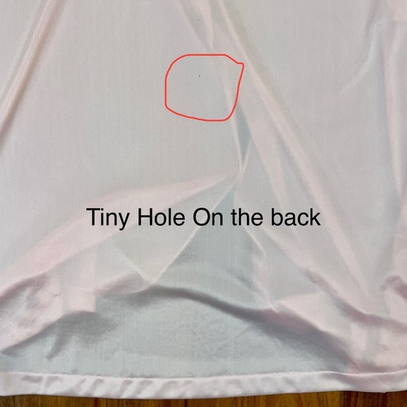 Vanity Fair Vintage Women’s Silk Nightgown Pink Embroidered Lace Trim Size Large - Picture 14 of 14